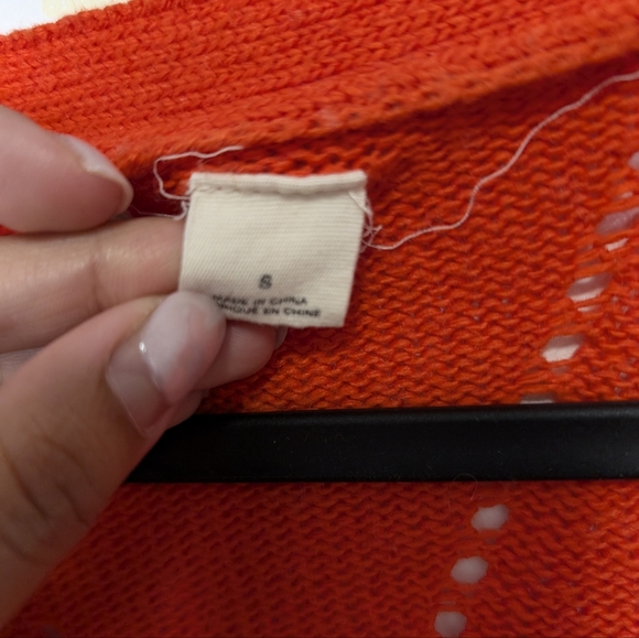 Moth Anthropologie Red Cardigan Cashmere Blend - Picture 8 of 11